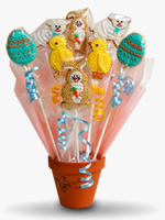 Easter biscuit bouquet