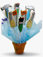 Fathers Day biscuit bouquet