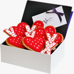 Hearts and Kisses biscuit box