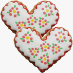 Mother's Day Hearts biscuits